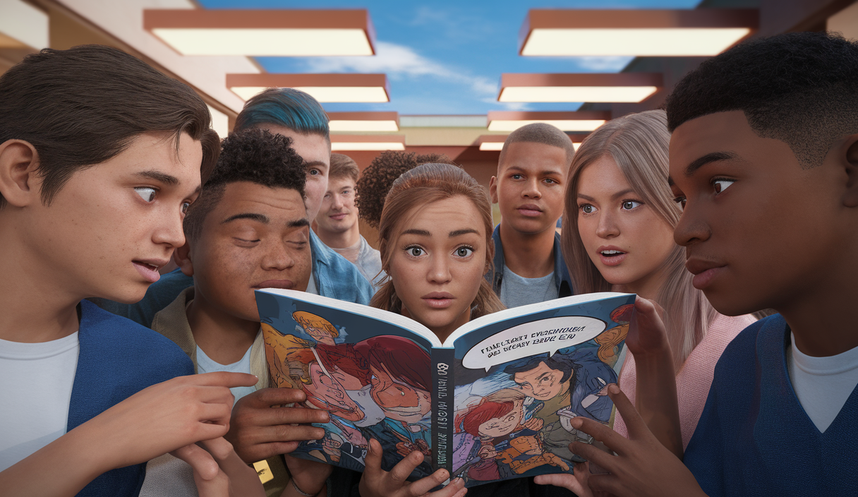Illustration éducative sur la prévention du tabagisme chez les jeunes