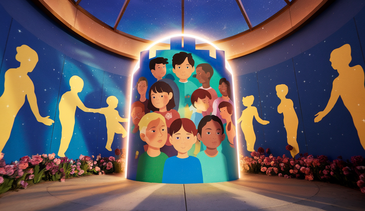 Illustration symbolisant la protection des enfants contre les violences