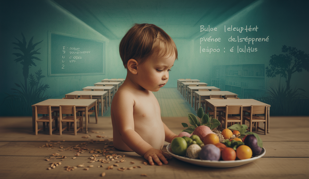 Visualisation de l'impact de la malnutrition infantile sur la santé et le développement cognitif