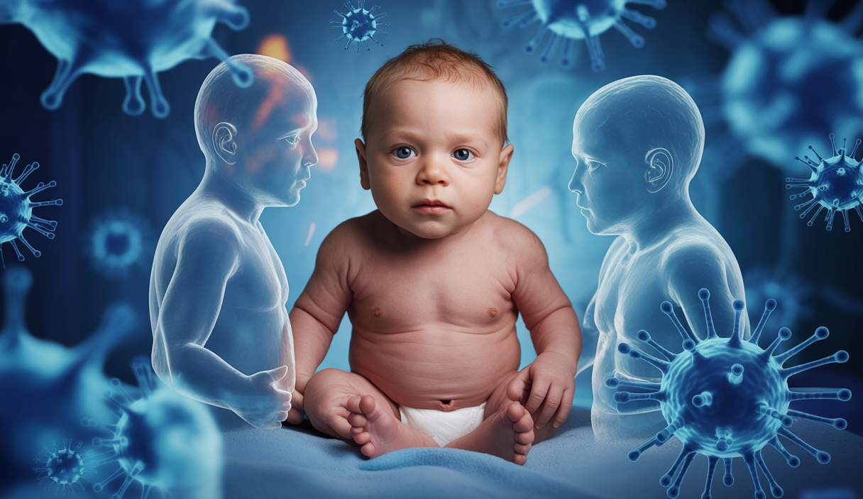 Image représentant les risques du virus respiratoire syncytial pour les nouveau-nés et les stratégies de prévention