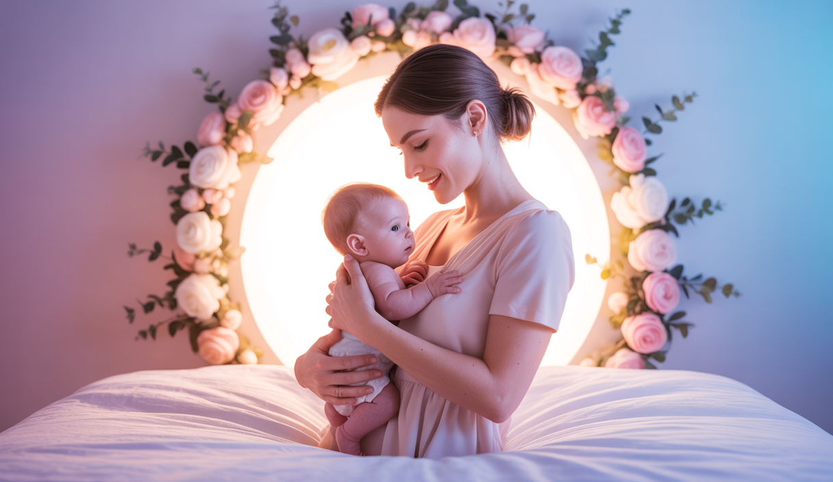 Image illustrant le bien-être émotionnel des mères et bébés durant la période périnatale