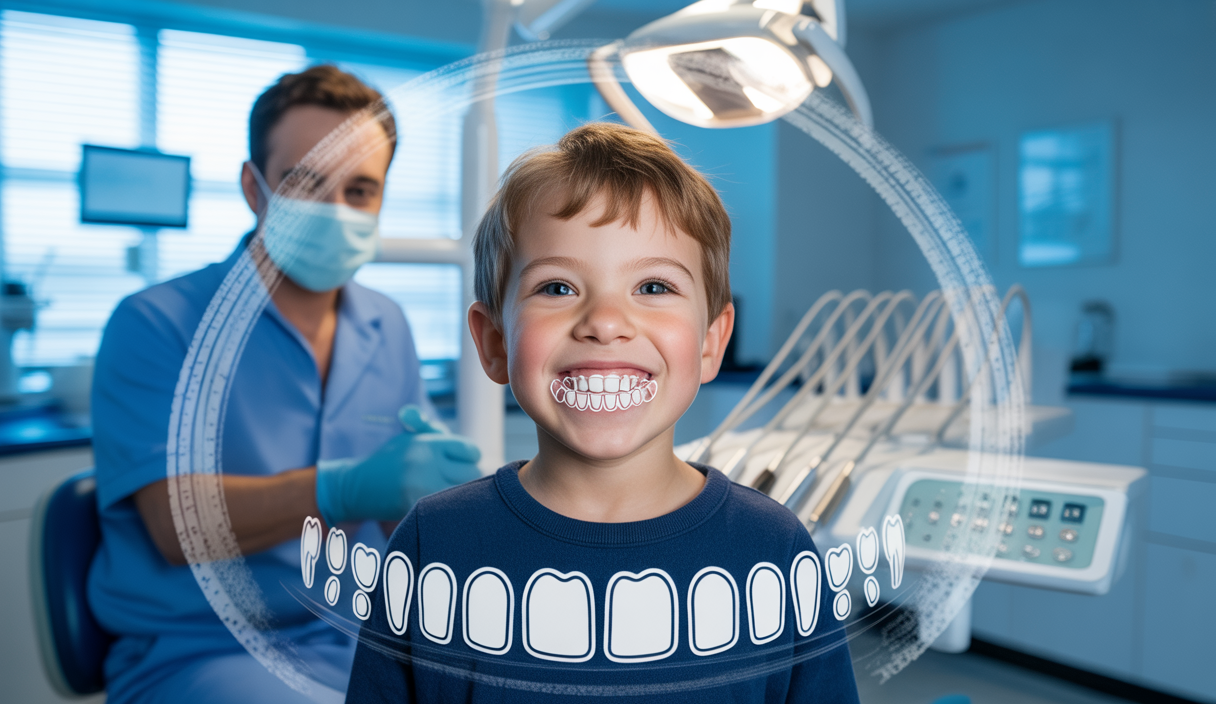 Image illustrant les signes d'alerte de la santé dentaire des enfants